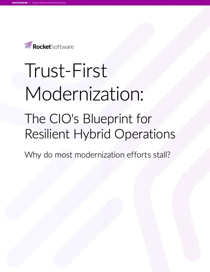 Trust First Modernization