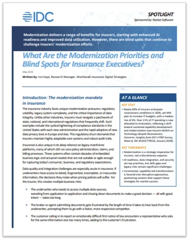 Thumbnail for IDC insurance paper